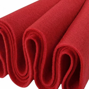 Red felt sheet 36 x 36 soft craft felt