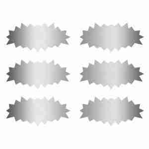 Scratch Off Stickers-Burst,