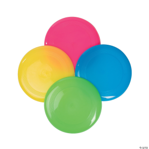9" PLASTIC COLOR FLYING DISC/FRISBEE