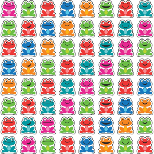 Chart Seals Frog Stickers – 810 Pack Green Frog Reward Stickers for Kids, Classroom Incentives, Charts & Pesach Activities
