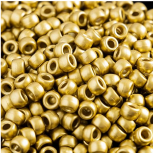Gold Pony Beads