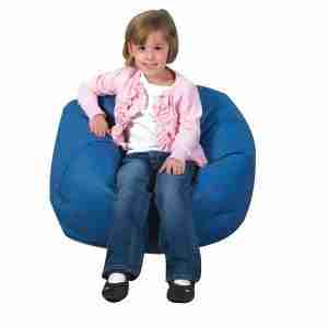 26" Round Bean Bag - Deep Water