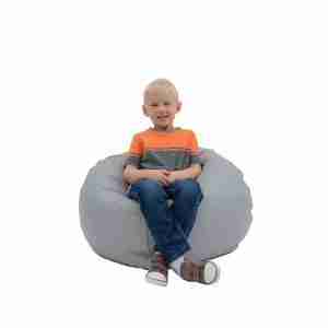 26" Round Bean Bag - Gray