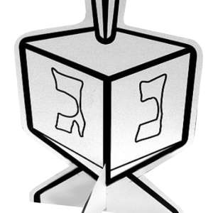 3D Standing Dreidel