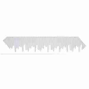 Icicles Bordette- White