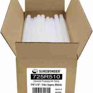 Bulk Glue Sticks 90 in a 5lb box.  10" long dual temperature 7/16" glue sticks.