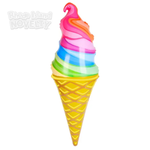 36″ Rainbow Ice Cream Cone Inflatable – Arts & Crafts Supplies for Kids, Schools, Daycares & Camps