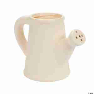 DIY ceramic watering can planters 12 piece craft set