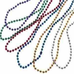 Metallic Bead Necklaces