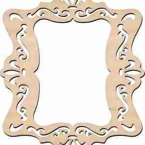Laser Cut Frame Laced Edge